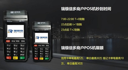 刚办理的信用卡可以刷瑞伙伴POS机吗？